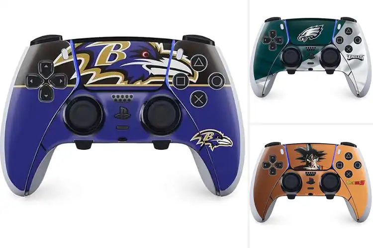 Detailed view of Best 3M Vinyl PS5 DualSense Edge Pro Controller Skins