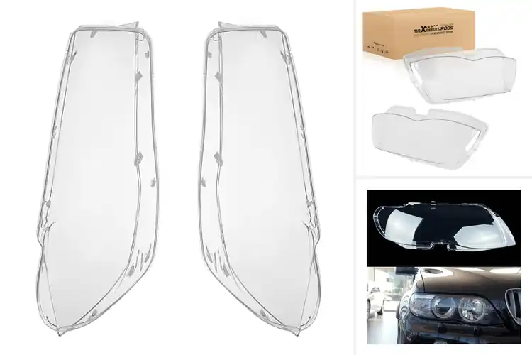 Detailed view of Best BMW X5 Lens Shells: Clear, Stylish Headlight Upgrades