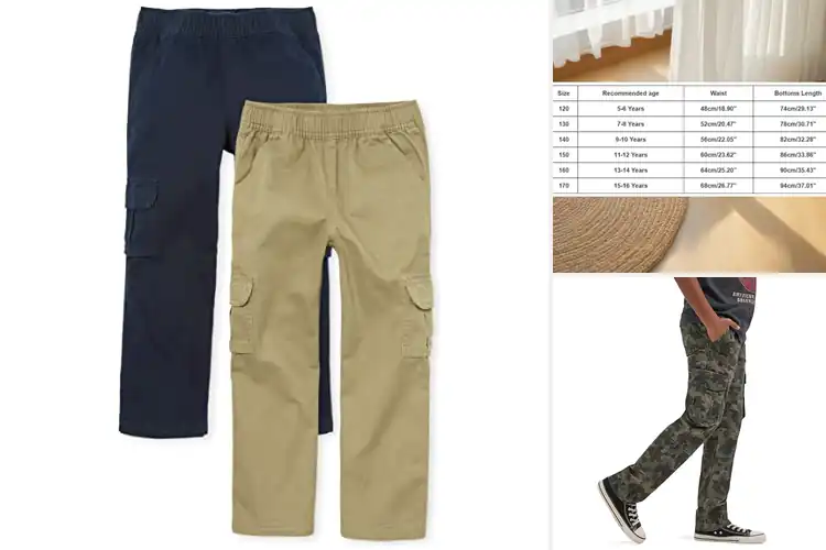 Detailed view of Best Boys Cargo Pants: Tested For Durability & Comfort