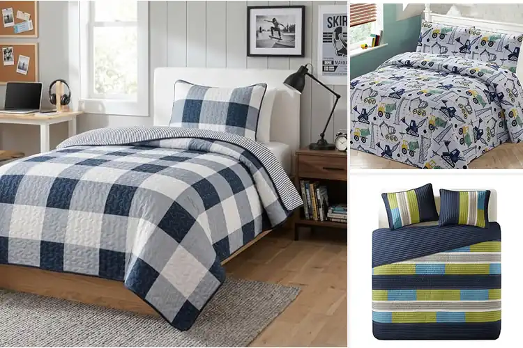 Detailed view of Best Boys Coverlets: Instant Style & Cozy Comfort for Kids