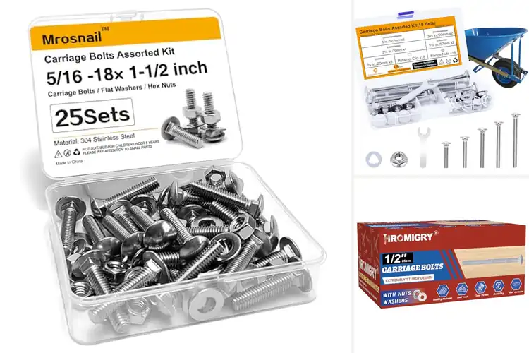 Detailed view of Best Carriage Bolts Sets: Top 10 Picks for Strong Joints