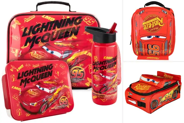 Detailed view of Best Cars Character Lunch Boxes for School