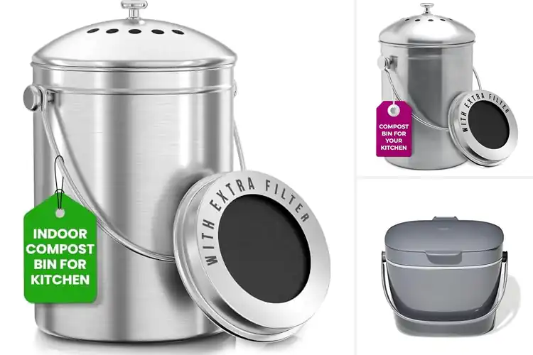 Detailed view of Best Countertop Compost Bins