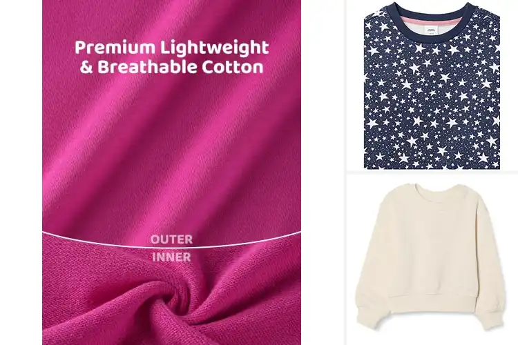 Detailed view of Best Crewneck Sweatshirts For Girls
