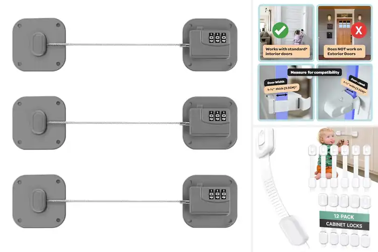 Detailed view of Best Drill-Free Safety Locks