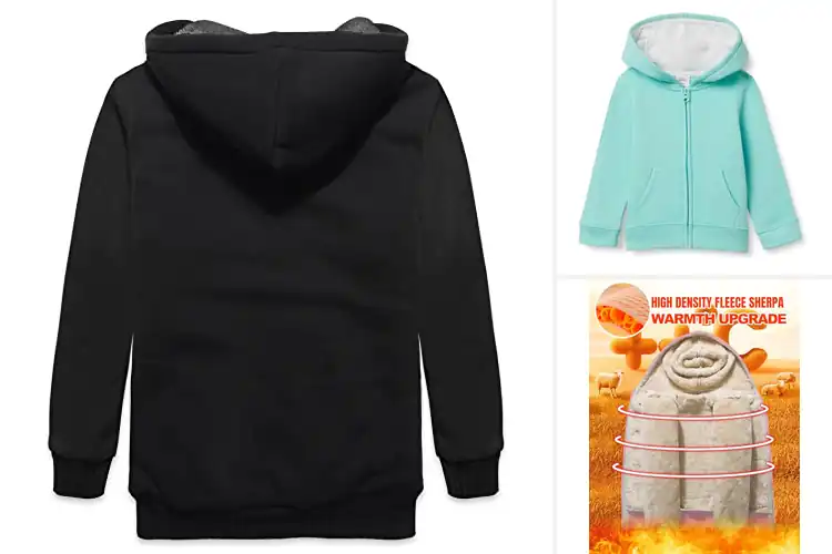 Detailed view of Best Fleece Lined Sweatshirts For Kids