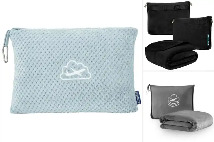 Detailed view of Best Foldable Travel Blankets