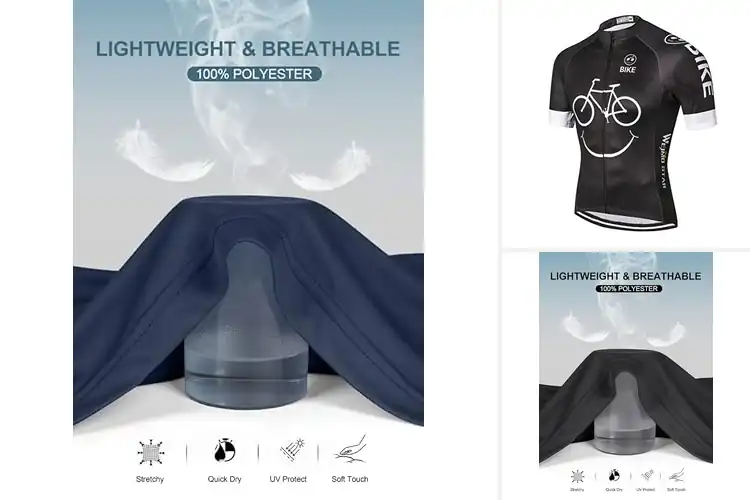 Detailed view of Best Form-Fitting Cycling Apparel