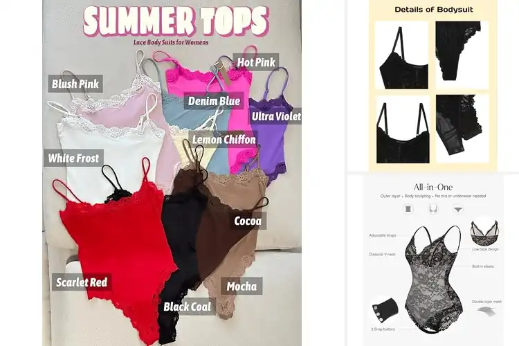 Detailed view of Best Lace Bodysuits: Top 8 Picks for Style & Comfort