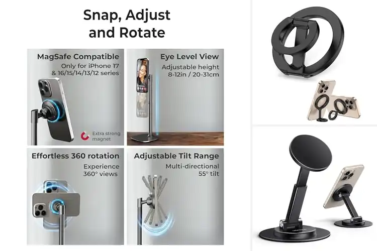 Detailed view of Best Magnetic Phone Stands