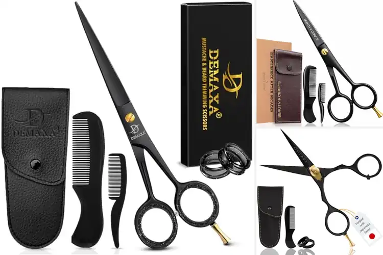 Detailed view of Best Men’s Beard Trimming Shears