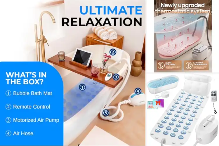 Detailed view of Best Portable Spa Bubble Mats