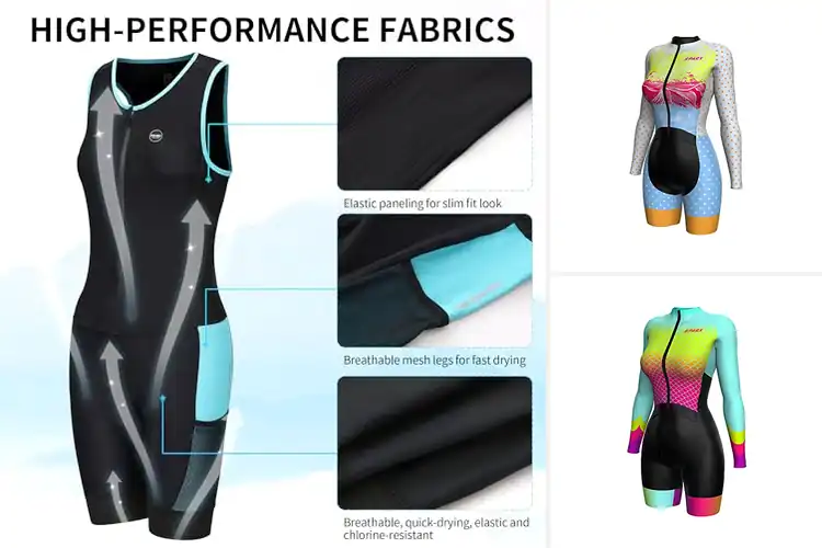 Detailed view of Best Women’s Cycling Speedsuits