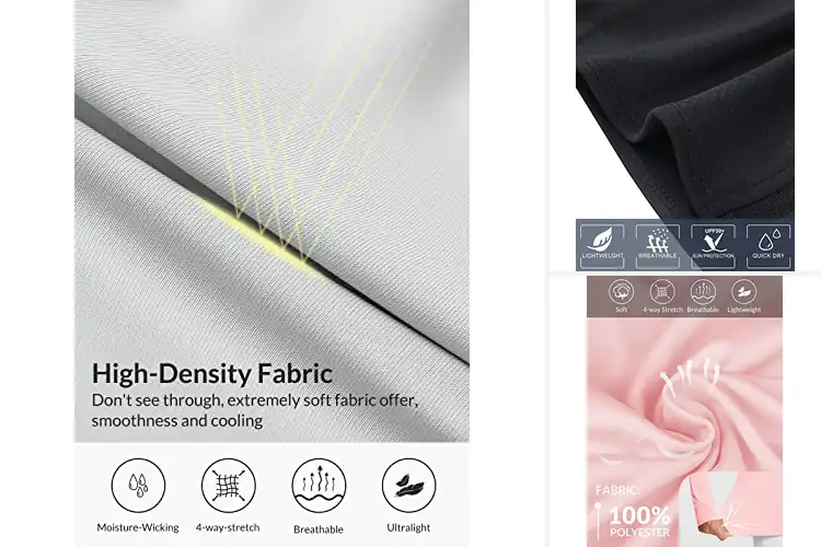 Detailed view of Best Women’s UPF Fabrics
